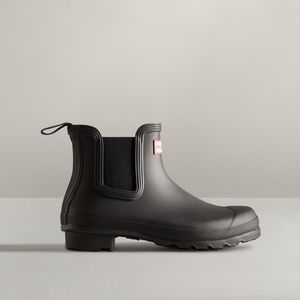 Hunter Original Waterproof Chelsea Rain Boot Black